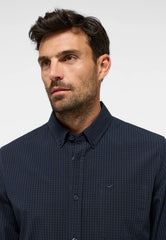 Męska Koszula Mustang Style Chester Navy Tonal Gingham 1015905 12667