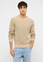 Męski Sweter Mustang Style Edward White Pepper 1017414 3268