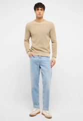Męski Sweter Mustang Style Edward White Pepper 1017414 3268