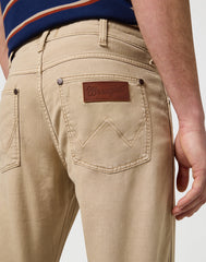 Męskie Spodnie Materiałowe Wrangler Larston Timberwolf 112368475