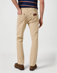 Męskie Spodnie Materiałowe Wrangler Larston Timberwolf 112368475