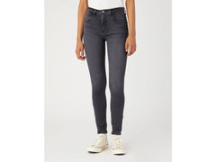 Damskie Spodnie Jeansowe Wrangler High Skinny Heart Breaker 112345385