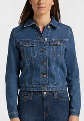 Lee Rider Jacket Damska Kurtka Jeansowa Mid Stone L54MJLVK 112112823