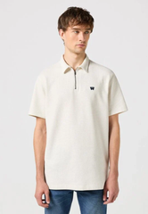 Męska Koszulka Polo Wrangler Rugby Polo Shirt Vintage White 112350413