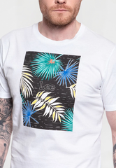 Męski T-shirt Lee Botanical Print Tee Black L61IFE01 112113870