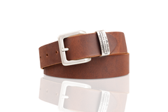 Męski Pasek Skórzany Klasyczny Skóra Tom Tailor Tg1068l89/690 40mm Gürtel Q.6789 0690 Darkbrown