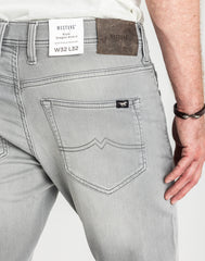 Męskie Spodnie Jeansowe Mustang Oregon Slim K Denim Grey 1014264 4500 842