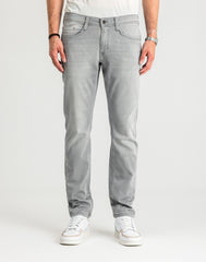 Męskie Spodnie Jeansowe Mustang Oregon Slim K Denim Grey 1014264 4500 842