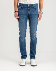 Spodnie Męskie Jeansowe Mustang Oregon Slim Denim Blue 1015041 5000 702
