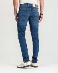 Spodnie Męskie Jeansowe Mustang Oregon Slim Denim Blue 1015041 5000 702