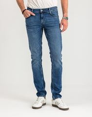 Spodnie Męskie Jeansowe Mustang Oregon Slim Denim Blue 1015041 5000 702