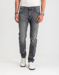 Męskie Spodnie Jeansowe Mustang Style Oregon Tapered Denim Black 1017124 4000 203