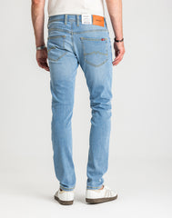 Męskie Spodnie Jeansowe Mustang Style Oregon Tapered Denim Blue 1017123 5000 401
