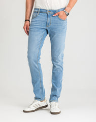 Męskie Spodnie Jeansowe Mustang Style Oregon Tapered Denim Blue 1017123 5000 401