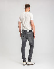 Męskie Spodnie Jeansowe Mustang Style Frisco Skinny Denim Black 1017118 4000 203