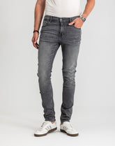 Męskie Spodnie Jeansowe Mustang Style Frisco Skinny Denim Black 1017118 4000 203