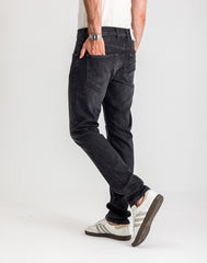Męskie Spodnie Jeansowe Mustang Style Oregon Tapered Denim Black 1017124 4000 800