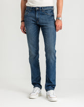 Męskie Spodnie Jeansowe Tom Tailor Marvin Used Mid Stone Proste 1007858 10119