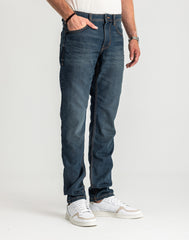 Męskie Spodnie Jeansowe Tom Tailor Marvin Mid Stone Wash Proste 1007858 10281