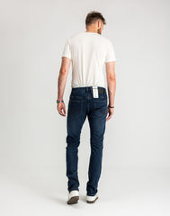 Męskie Spodnie Jeansowe Tom Tailor Josh Dark Stone Blue Black Denim 1021434 10173