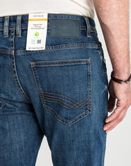 Męskie Spodnie Jeansowe Josh Regular Slim Mid Stone Wash Denim 1047978 10281