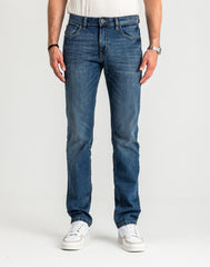 Męskie Spodnie Jeansowe Marvin Straight Mid Stone Blue Grey Denim 1047981 10162