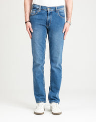 Męskie Spodnie Jeansowe Mustang Style Washington Straight Denim Blue 1016814 5000 582