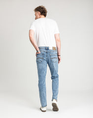 Męskie Spodnie Jeansowe Mustang Style Washington Straight Denim Blue 1016617 5000 202