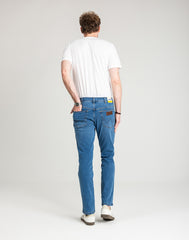 Męskie Spodnie Wrangler Texas Slim Light Visual 112378817