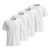 4Pak Męska Koszulka Tom Tailor 4 Pack T-shirts White 1042383 20000