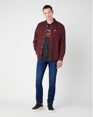 Męskie Spodnie Jeansowe Wrangler Larston Brushed Stone 112341429