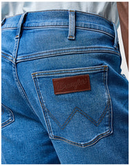 Męskie Spodenki Jeansowe Szorty Wrangler Frontier Short Wave 112362337