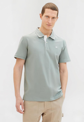 Męska Koszulka Polo Tom Tailor Basic Polo Iced Grey Mint 1031006 27842