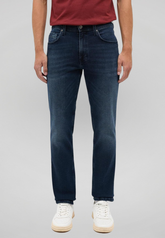 Męskie Spodnie Jeansowe Mustang Style Washington Straight Denim Blue 1014704 5000 882