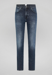 Męskie Spodnie Jeansowe Mustang Style Washington Straight Denim Blue 1014704 5000 882