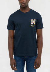 Męski T-Shirt Mustang Style Austin Dark Sapphire 1016868 4136