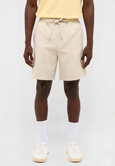 Męskie Szorty Materiałowe Mustang Style Linen Jogger Shorts Whisper White 1015146 2013