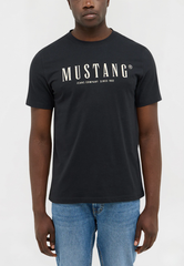 Męski T-Shirt Mustang Style Austin Jet Black 1016853 4188