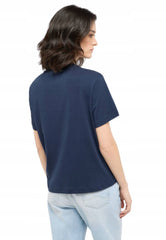 Damski T-Shirt Mustang Style Floris Navy Blazer 1016145 5324