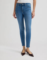 Damskie Spodnie Jeansowe Lee Scarlett High Zip Falling Stone 112376730
