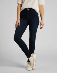 Damskie Spodnie Jeansowe Lee Ivy Dark Usk L32EKJZP 112107405