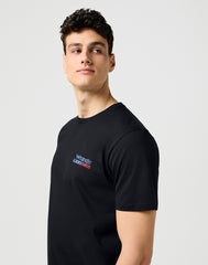 Męska Koszulka Wrangler Small Americana Tee Black 112371411