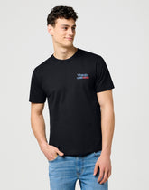 Męska Koszulka Wrangler Small Americana Tee Black 112371411