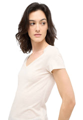 Damski T-Shirt Mustang Style Beverly Whisper White 1016139 2013