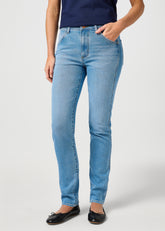 Damskie Spodnie Jeansowe Wrangler Piper Sunlit Sands 112362961