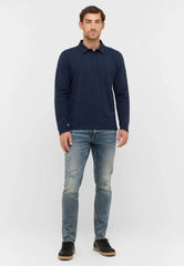Męski Longsleeve Mustang Style Portis Dark Sapphire 1016881 4136