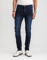 Męskie Spodnie Jeansowe Mustang Style Frisco Skinny Denim Blue 1017116 5000 801