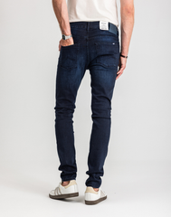 Męskie Spodnie Jeansowe Mustang Style Frisco Skinny Denim Blue 1017116 5000 801