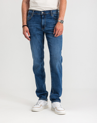 Męskie Spodnie Jeansowe Mustang Style Washington Straight Denim Blue 1017119 5000 782