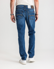 Męskie Spodnie Jeansowe Mustang Style Washington Straight Denim Blue 1017119 5000 782